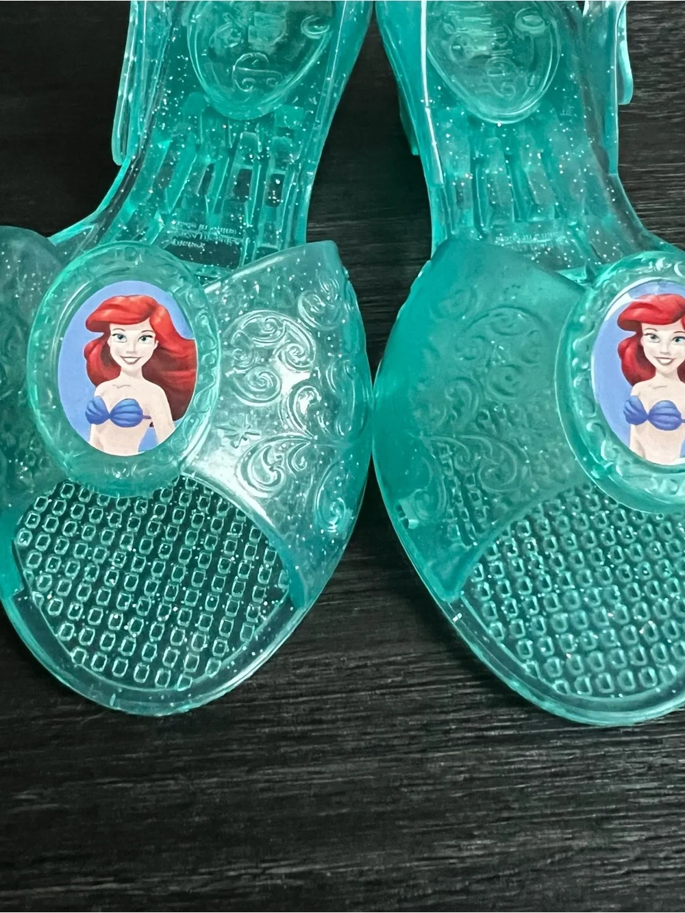 Disney Ariel Little Mermaid Jelly Dress Up Shoes
